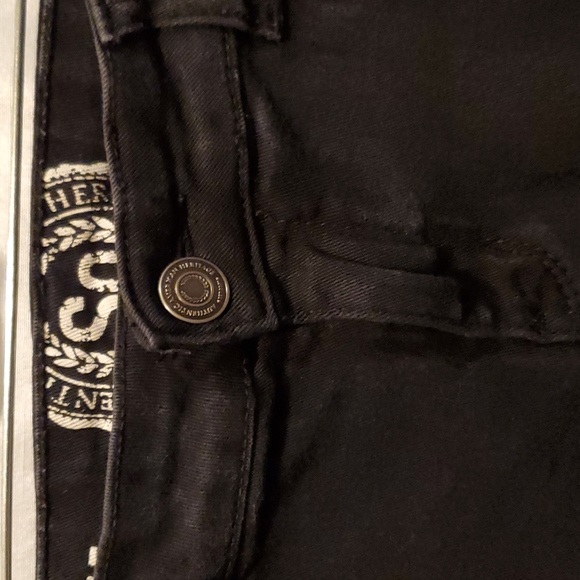 SZ. 15 So AMERICAN HERITAGE BLACK DENIM SKINNY JEANS - Picture 2 of 5